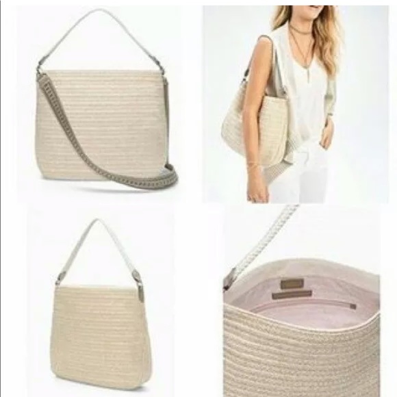 Stella & Dot Handbags - NWOT Stella & Dot Ellie Hobo Straw Bag Summer